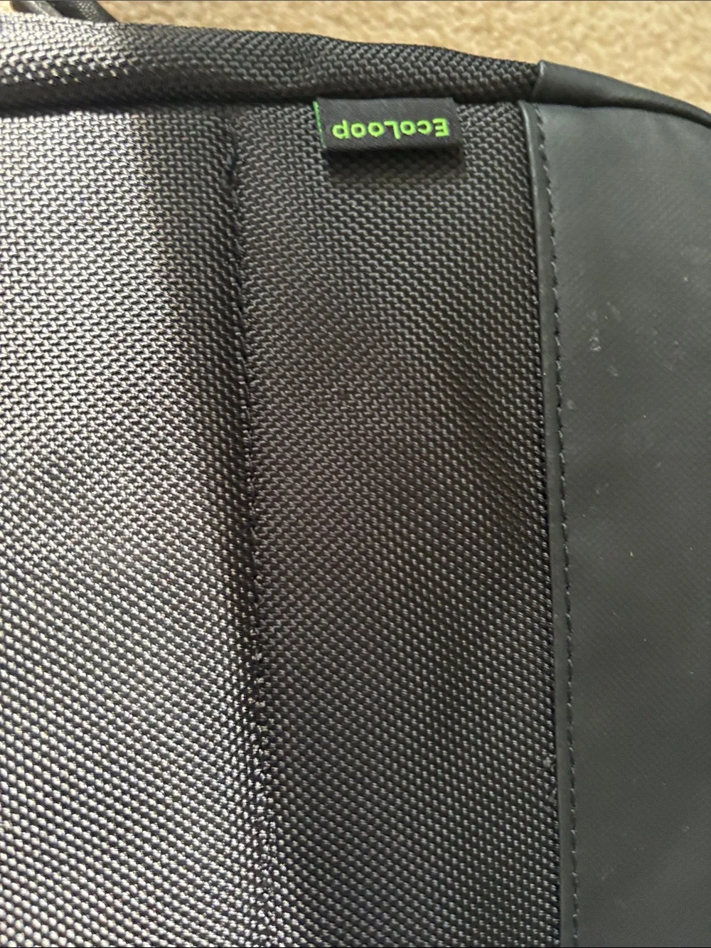 Dell Black Laptop Messenger Bag with Detachable Shoulder Strap